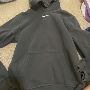 gray nike hoodie KIDS XL